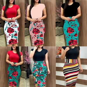 Vêtements pour femmes en solde : Robes décontractées, T-shirts d'occasion de haute <span class=keywords><strong>qualité</strong></span>, couleurs assorties, emballage en vrac, lot mixte - Product Image 4