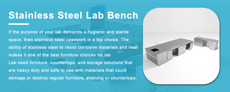 Clean Room Stainless Steel Lab Bench GMP