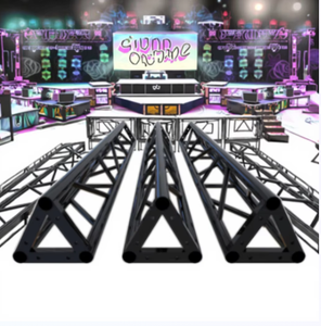 ESI Heavy Duty Bolt Together Design Truss en aluminium portable pour les concerts sur scène, les festivals et les grands écrans. - Product Image 1