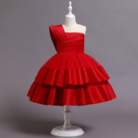 Élégante Robe de Princesse à Fleurs Épaules Dénudées pour Fille Enfant, Idéale pour Fêtes et Mariages, en Dentelle, Vêtements pour 3 à 14 Ans