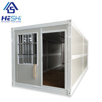 Maison portable préfabriquée en conteneur pliable bon marché Maison mobile pliante préfabriquée 1 chambre à coucher