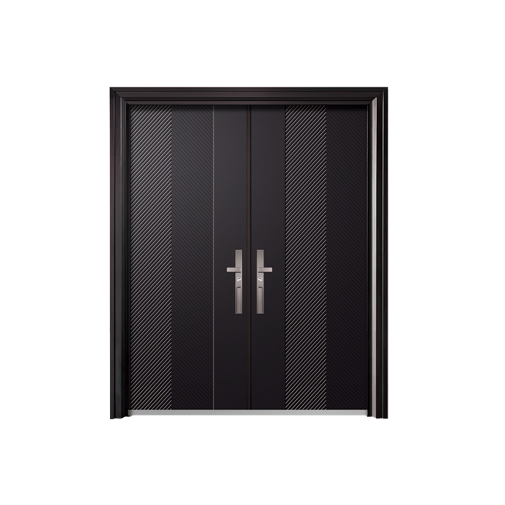 High Quality Steel Double Security Doors Modern Design Swing Open Style-Multi-Style Gates for Villa Safety Function Made China