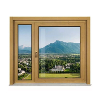 Ventanas y Puertas Corredizas de Triple Vidrio Personalizadas, Ventana Moderna de UPVC para Cocina y Uso Exterior, Ventanas de Vidrio Templado