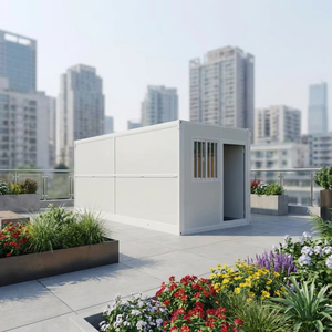 工厂供应耐用的预制模块化房屋 Contenedores Casas Precios 快速安装折叠式集装箱房屋，适用于露营小屋 - Product Image 1