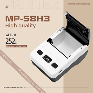 <span class=keywords><strong>Moins</strong></span> <span class=keywords><strong>cher</strong></span> Mini <span class=keywords><strong>Portable</strong></span> 58mm Bluetooth Imprimante De Reçus Thermique Bluetooth Android Pos Terminal Avec Imprimante Thermique - Product Image 3