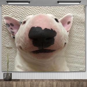 Tapisserie murale décorative Kawaii avec motif de chien Walter, tapisserie amusante avec meme, décoration de salon, couverture esthétique, <span class=keywords><strong>yoga</strong></span> - Product Image 1