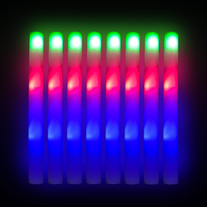 Продажа по оптовым ценам; Принт на RGB16/18 дюймов палка из пены 3 режима концерта светящаяся тыква, материал-Пена Палочки палке для вечеринки