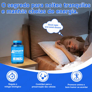 Vente chaude Nuit Melatonina Capsule Promove Um Descanso Profundo E Continuo 30 Capsules - Product Image 5