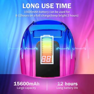 Gradient Color <b>Wireless</b> Cordless Rechargeable 48w LED UV Nail Gel Dryer <b>Lamp</b> Dual Wavelength 24PCS LED Bulbs Fast Curing Home - Product Image 2