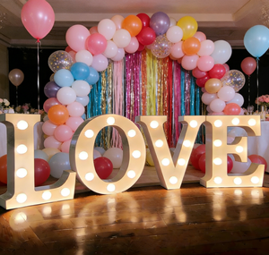 Insegna Luminosa a LED con Lettere e Numeri per Illuminazione Notturna, Lampada Natalizia, Decorazione per Feste di Compleanno e Matrimoni - Product Image 4