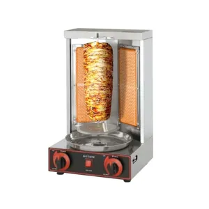 Mesin Pengolah Usada, Mesin Pembuat Daging Kebab Komersial Koobideh Maquinas De Shawarma Di Dubai Kenya