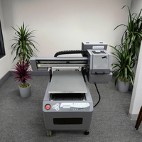 Printer Inkjet UV Digital 4050 kecepatan tinggi dengan 3 XP600 kepala cetak untuk botol kaca mug casing ponsel cetakan UV datar