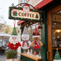 Décorations de Noël, figurines de dessins animés, ornements suspendus, accessoires pour sapin de Noël, accessoires de scène, cadeaux en gros pour enfants