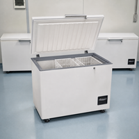 Haute qualité -60 ° Congélateur vertical ultra-basse température 500L avec enregistreur de données et serrure à clé pour le stockage de sang en banque de sang