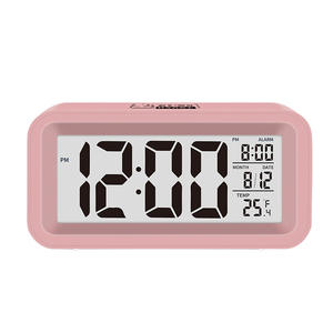 Horloge <span class=keywords><strong>murale</strong></span> numérique multifonction avec alarme, calendrier, température, indispensable pour la maison et le bureau - Product Image 3
