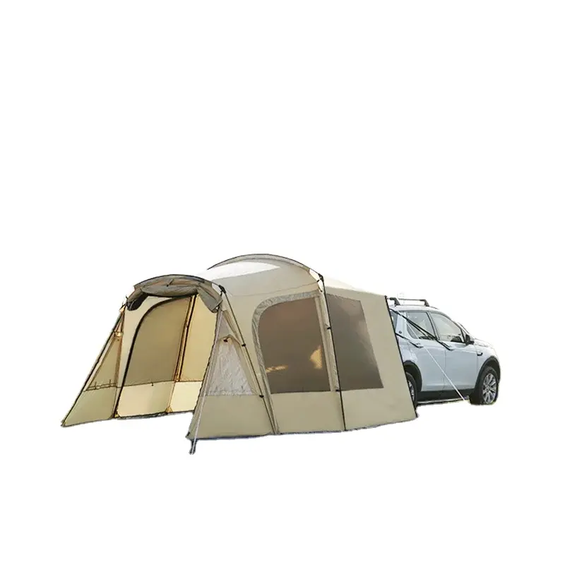 Tenda de acampamento Easyfolding para veículos, portátil, fácil de dobrar, porta traseira para carros, toldo, dossel, barraca traseira para SUVs