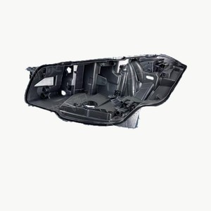 ฝาครอบไฟหน้า Peugeot 508 สีดำ พลาสติก PP รุ่นปี 2015-2018 แบบ High Spec พร้อมฐานครอบด้านหน้า - Product Image 1