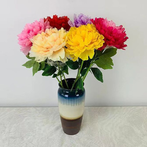 Fleurs de pivoine artificielles à tige unique 75 cm Bouquet Décoration de mariage et de maison - Product Image 4