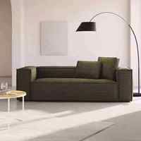 Fauteuil de loisirs minimaliste nordique droit, compressé, écologique, durable, confortable, en tissu, gain de place pour salon