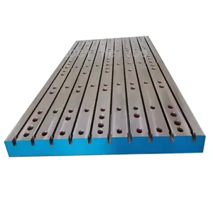 Cast Iron T-Slot Surface Plate For Measuring Gauging Tools Surface Inspection Tool Table