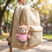 En gros Mini porte-clés ours en peluche, breloque ours en peluche à porter sur vêtement, accessoire de sac pour cadeau d'enfants et cadeau promotionnel