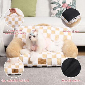 Cama de Lujo para Perros con Soporte Ortopédico, Cubierta Lavable y Extraíble de Piel Sintética, Impermeable, en Oferta - Product Image 6