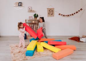 Set blok bangunan busa, Set blok bangunan lembut besar busa lembut kreatif bermain mendaki - Product Image 4