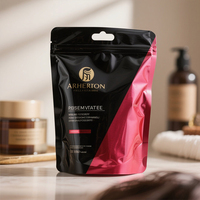 Sacs d'emballage personnalisés Sachet d'échantillon cosmétique Paquets de scellage Paquets de shampooing Feuille d'aluminium Pochette à 3 joints latéraux Sac pour masque capillaire