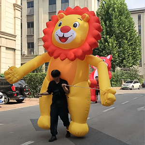 Disfraz de León Gigante Inflable para Caminar, Animal de la Selva, Publicidad Personalizada, Resistente al Agua, Resistente al Sol, Duradero para Exteriores - Product Image 4