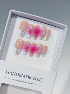 10 Uds. <span class=keywords><strong>de</strong></span> <span class=keywords><strong>Uñas</strong></span> Postizas <span class=keywords><strong>de</strong></span> Colores al por Mayor, Todo Tipo <span class=keywords><strong>de</strong></span> Estilos, Más Vendidas, Hermosas, <span class=keywords><strong>de</strong></span> Lujo, Personalizadas, Hechas a Mano - Product Image 3