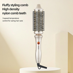 <span class=keywords><strong>Cepillo</strong></span> Térmico para Peinado con Volumen, <span class=keywords><strong>Cepillo</strong></span> Redondo Calefactado con Cerámica de Turmalina, Rizador y Plancha de Pelo 2 en 1 - Product Image 4