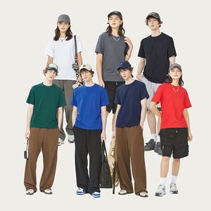 Casual Slim Fit T Shirt 2025 Summer New Arrival Custom Men's T Shirt Heavy 100% Cotton 220gsm Tee Shirt - Product Image 2