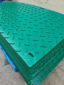 Waterproof Anti Slip HDPE Or PE Ground Protection Mats With 4*8 Size And Customized Any Color