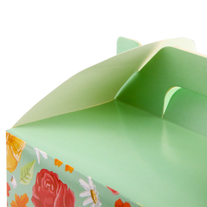 Vente directe d'usine Boîtes d'emballage alimentaire transparentes Boîtes d'emballage alimentaire en papier kraft Boîte à gâteau avec poignée - Product Image 5