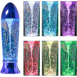 Premium 10.5 "lampada Tornado a LED giocattolo scientifico che cambia colore batteria/USB azionato per illuminazione decorativa blu giorno di Natale - Product Image 1