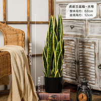 Künstliche Schlangen pflanze Weiche PE Faux Sansevieria Bonsai Große Kaktus Aloe Vera Pflanze Wohnkultur Zimmer pflanzen Landschafts bau Garten