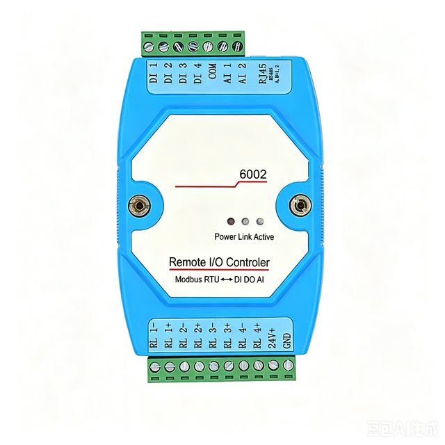 ZLAN6002 Industrial Remote I/O Controller DI DO AI RS485 Ethernet DC9-24V in Stock