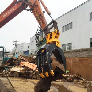 Accessoires d'excavatrice : Grappin rotatif compact pour la manutention de ferraille, matériaux et pierres à vendre - Product Image 6