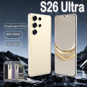 Smartphone S26 Ultra de Qualité Supérieure, Tendance, 8 Go + 256 Go, Débloqué, Double <span class=keywords><strong>Carte</strong></span>, Écran de 7,3 Pouces, Téléphone Mobile <span class=keywords><strong>Prix</strong></span> Usine - Product Image 1