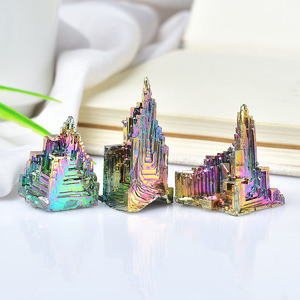 En gros Minéral de Bismuth Naturel, Pierre Brute, Minéral <span class=keywords><strong>Rare</strong></span>, Minéral Arc-en-ciel, Spécimen de Bismuth Irrégulier pour Collection - Product Image 4