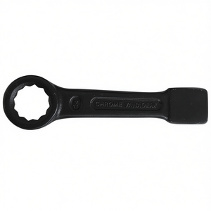 Clé polygonale Fervi en chrome vanadium 12 mm, outil à embout ouvert métrique - Product Image 2