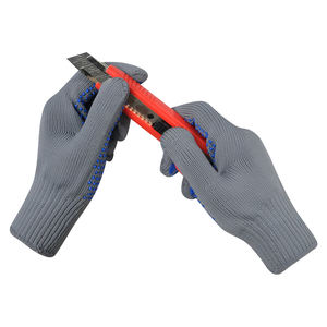 Venta al por mayor de China Guantes punteados de <span class=keywords><strong>PVC</strong></span> de doble cara Guantes de algodón de trabajo cómodos para el trabajo - Product Image 6