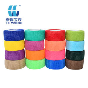 Hot Factory 2,5 CM * 4,5 M Cinta protectora autoadhesiva para <span class=keywords><strong>dedos</strong></span> de perro <span class=keywords><strong>Vendaje</strong></span> cohesivo Color aleatorio <span class=keywords><strong>BJJ</strong></span> - Product Image 3