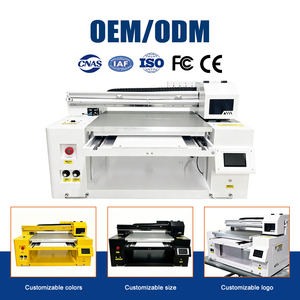 Imprimante jet d'encre UV 6050 CMYK à effet gaufrage 3D, imprimante numérique à plat pour cuir, garantie 1 an pour les fabricants de cadeaux et souvenirs - Product Image 3