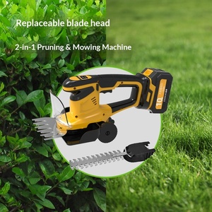 Taille-<span class=keywords><strong>haie</strong></span> électrique portatif, coupe-<span class=keywords><strong>haie</strong></span> domestique multifonctionnel, sécateur <span class=keywords><strong>de</strong></span> jardin haute puissance, double lame détachable pour la taille - Product Image 2