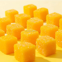 Mango Cube Kauwgommetjes met Echt Fruit Sap Private Label OEM Groothandel Fabriek Directe Fabrikant Exporteur