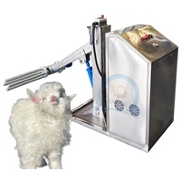 Venta caliente Alpine Nubian Karakul Sheep Mutton Skin Peeling Machine Goat Pig Alpine Saanen Mutton Skin Skinning Machine