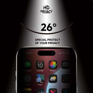 Protector de Pantalla de <span class=keywords><strong>Hidrogel</strong></span> TPU de Alta Transparencia, Película de Privacidad Anti-Espía y Anti-Huellas para Teléfono Móvil - Product Image 4