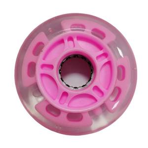 64mm 4 Pu roue patins à roulettes Pu roues pour chaussures de course à roulettes professionnel patinage sur piste courte <span class=keywords><strong>Quad</strong></span> vitesse patin à roues alignées - Product Image 1