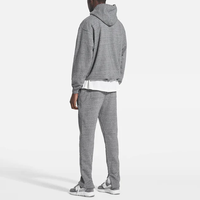 Ensemble de survêtement unisexe surdimensionné en molleton technique de coton de haute qualité, personnalisable, avec sweat à capuche et pantalon de jogging